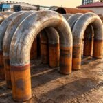 U-shaped pipe bends with parallel straight legs and curved returns