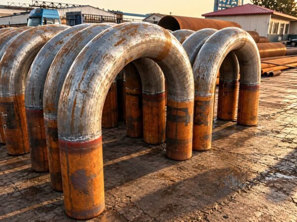 U-shaped pipe bends with parallel straight legs and curved returns