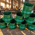 Rigid wall sleeves with central puddle flanges and open pipe passages