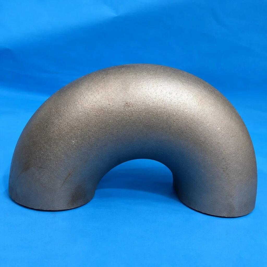 180 degree return elbow showing its semicircular body